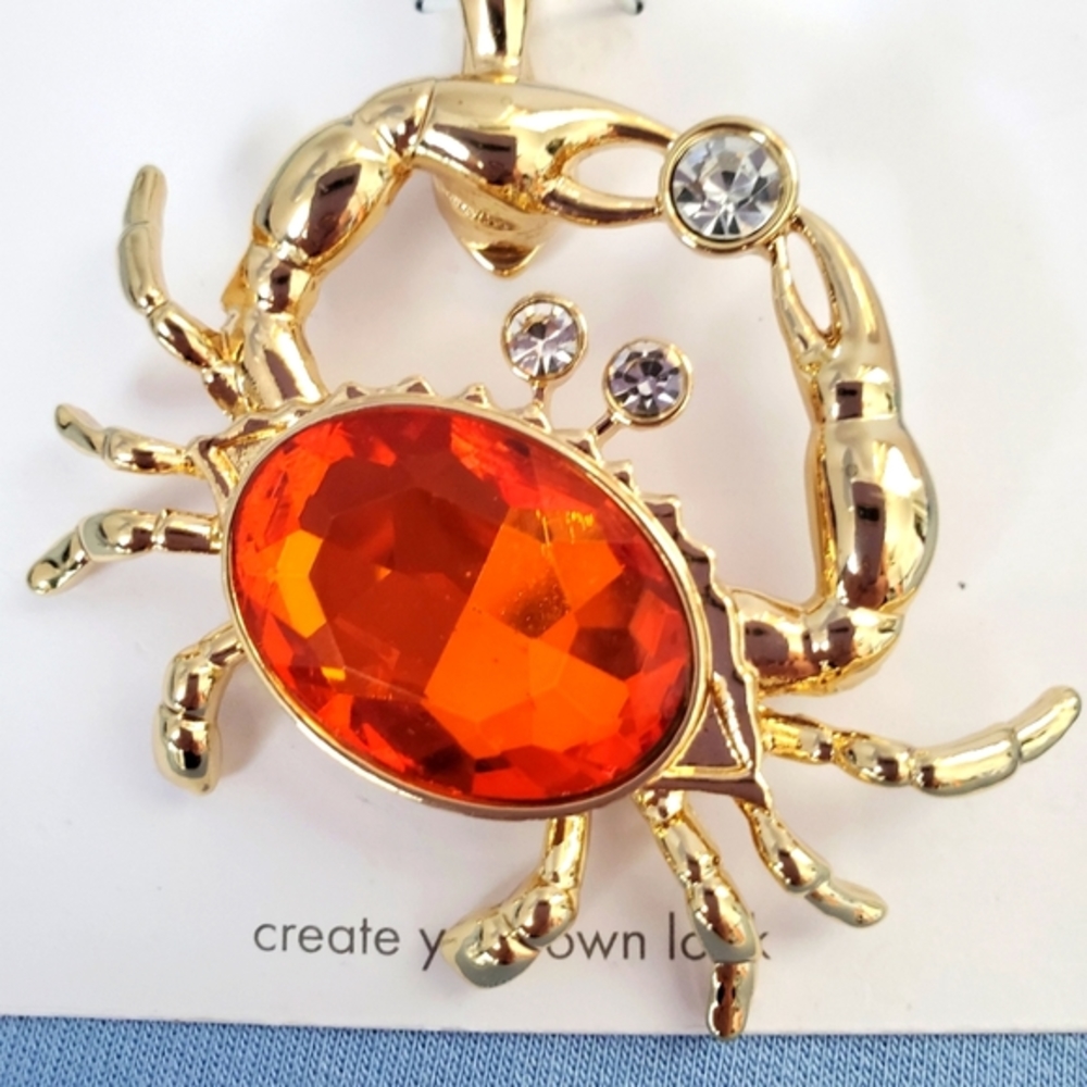 CRAB  ART PENDANT CHARM